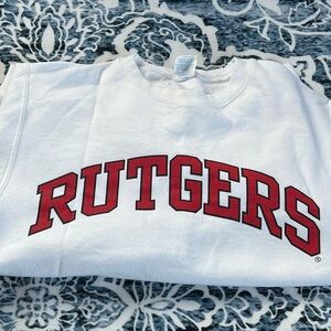 Rutgers White Sweatshirt